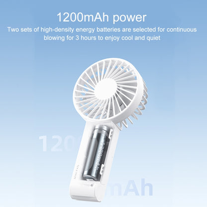 WT-F58 Hanging Neck Handheld Electric Fan(White) - Electric Fans by PMC Jewellery | Online Shopping South Africa | PMC Jewellery | Buy Now Pay Later Mobicred