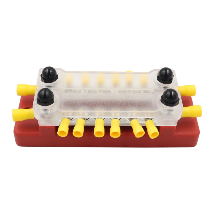 CP-3114 1 Pair 150A 12-48V RV Yacht Double-row 6-way Busbar with 32pcs Terminals - Booster Cable & Clip by PMC Jewellery | Online Shopping South Africa | PMC Jewellery | Buy Now Pay Later Mobicred