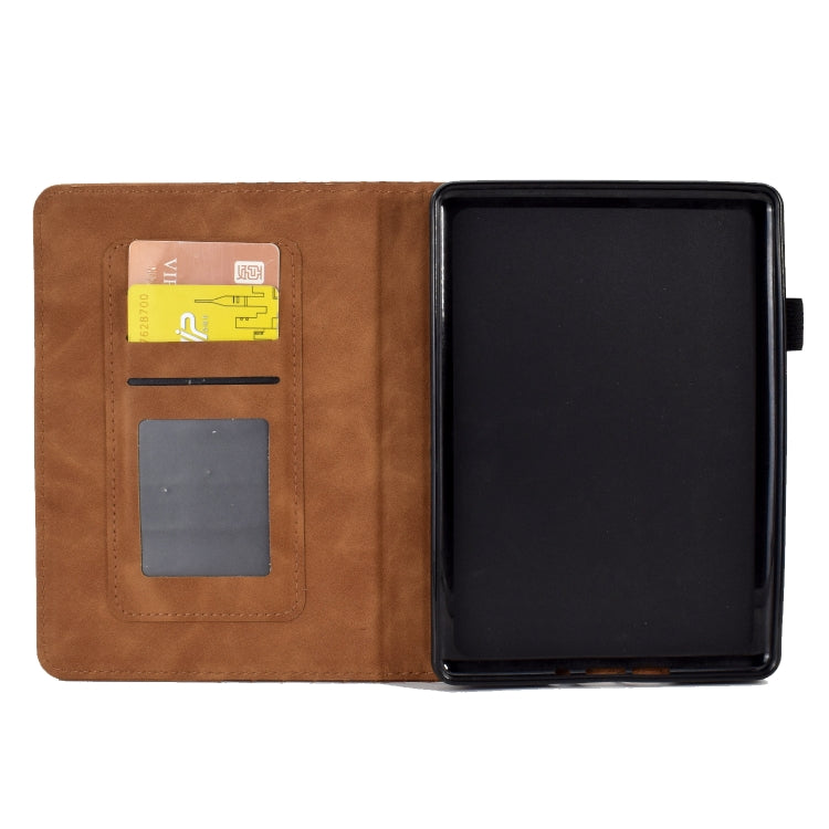 For Amazon Kindle Lite 2022 Rhombus Embossed Leather Tablet Case(Brown) - Amazon by PMC TechLife | Online Shopping South Africa | PMC TechLife | Buy Now Pay Later Mobicred