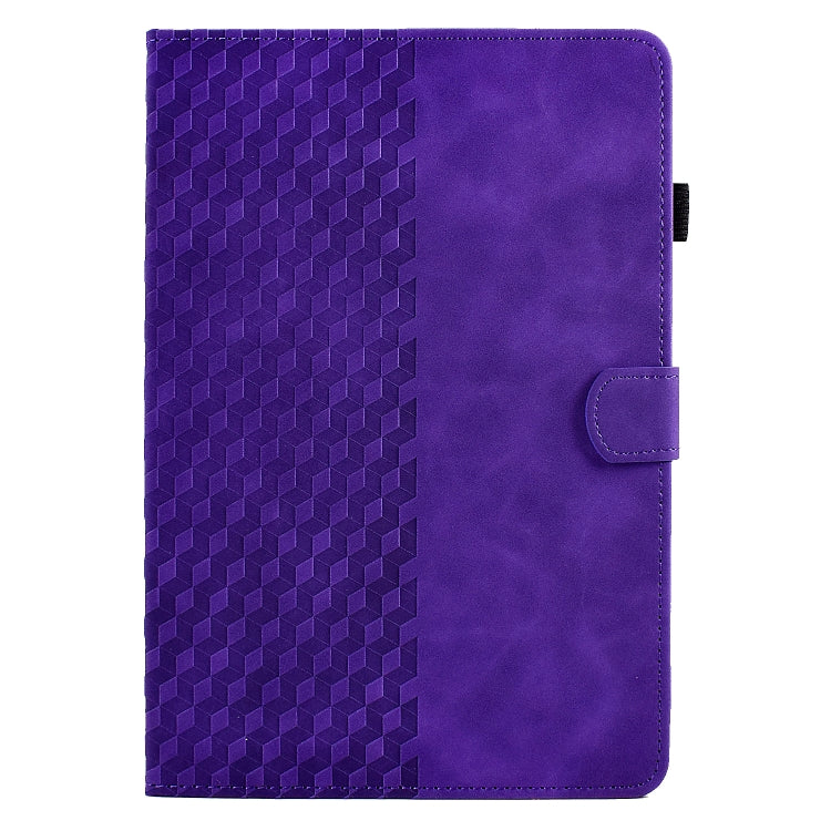 For Amazon Kindle PaperWhite 5 2021 Rhombus Embossed Leather Tablet Case(Purple) - Amazon by PMC TechLife | Online Shopping South Africa | PMC TechLife | Buy Now Pay Later Mobicred