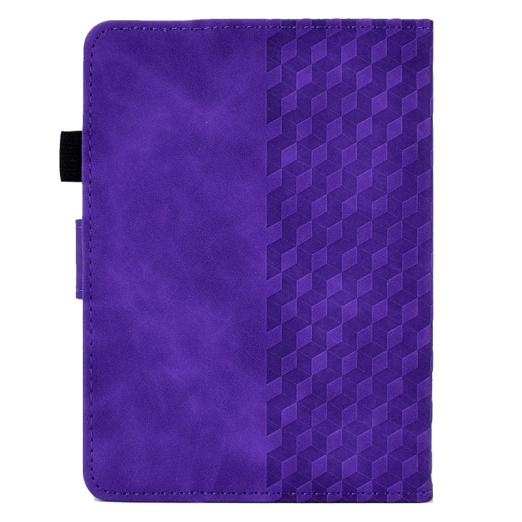 For Amazon Kindle PaperWhite 5 2021 Rhombus Embossed Leather Tablet Case(Purple) - Amazon by PMC TechLife | Online Shopping South Africa | PMC TechLife | Buy Now Pay Later Mobicred