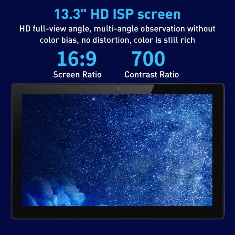 PR1335T 13.3 inch IPS Display Advertising Machine, 2GB+16GB, CPU:RK3399 Hexa-Core 1.8GHz(UK Plug) - 11-15 inch by PMC Jewellery | Online Shopping South Africa | PMC Jewellery | Buy Now Pay Later Mobicred