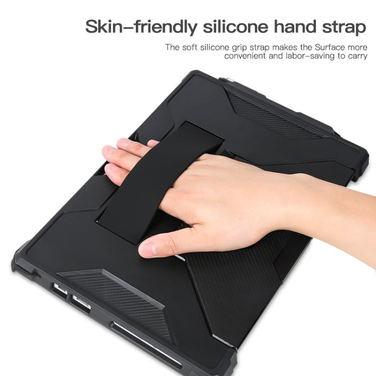 For MicroSoft Surface Pro 4 / 5 / 6 / 7 Armor Kickstand Shockproof Tablet Case(Grey White) - Microsoft by PMC TechLife | Online Shopping South Africa | PMC TechLife | Buy Now Pay Later Mobicred