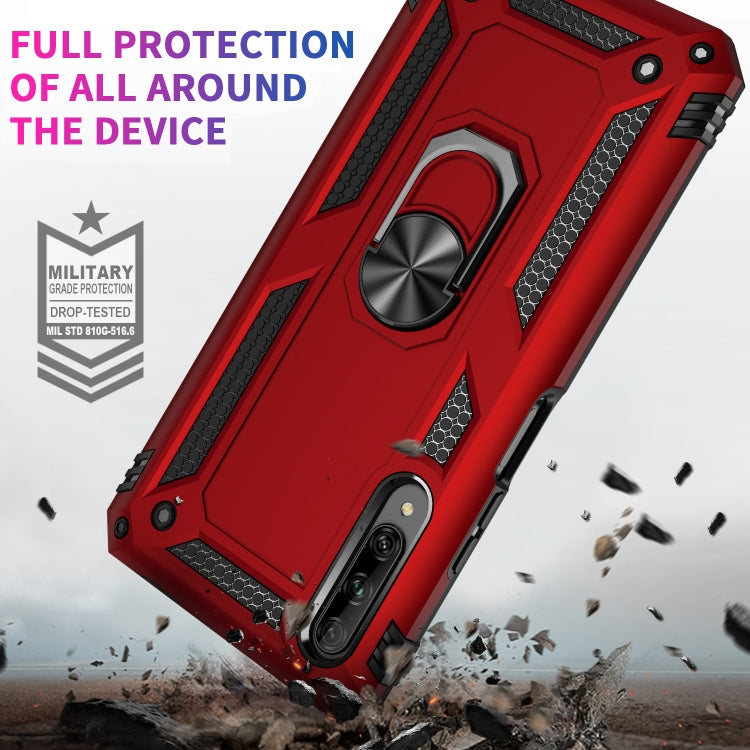 For Huawei Y9s Shockproof TPU + PC Protective Case with 360 Degree Rotating Holder(Black) - Huawei Cases by PMC Jewellery | Online Shopping South Africa | PMC Jewellery