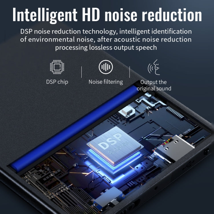 JNN K1 Square HD Noise Canceling Recorder, Capacity:16GB(Black) - Recording Pen by JNN | Online Shopping South Africa | PMC Jewellery | Buy Now Pay Later Mobicred