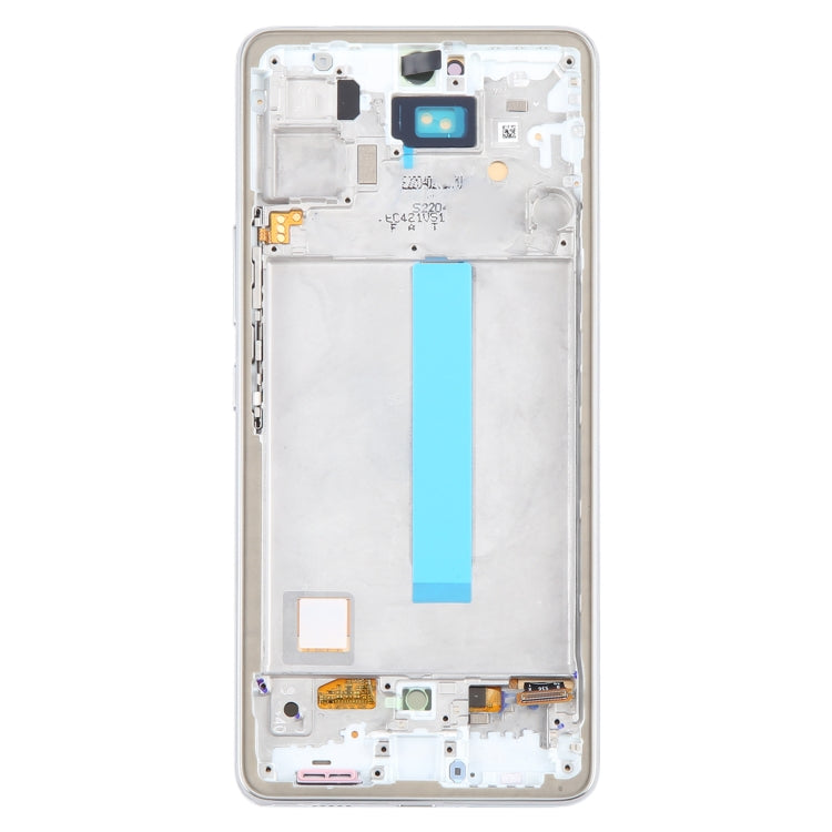 For Samsung Galaxy A53 5G SM-A536 6.48 inch OLED LCD Screen Digitizer Full Assembly with Frame (White) - LCD Screen by PMC Jewellery | Online Shopping South Africa | PMC Jewellery | Buy Now Pay Later Mobicred