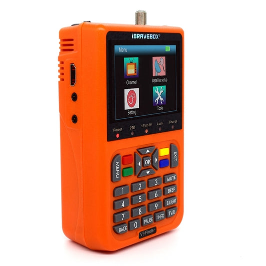 iBRAVEBOX V9 Finder Digital Satellite Signal Finder Meter, Plug Type:AU Plug(Orange) - Satellite Finder by PMC Jewellery | Online Shopping South Africa | PMC Jewellery | Buy Now Pay Later Mobicred