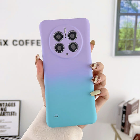 For Huawei Mate 40 Pro Frameless Skin Feel Gradient Phone Case(Light Purple Blue) - Huawei Cases by PMC Jewellery | Online Shopping South Africa | PMC Jewellery | Buy Now Pay Later Mobicred