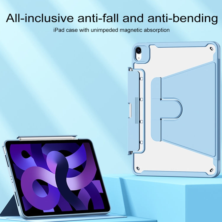 For Huawei MatePad 11 Detachable Rotating Leather Tablet Case(Blue) - Huawei by PMC TechLife | Online Shopping South Africa | PMC TechLife | Buy Now Pay Later Mobicred