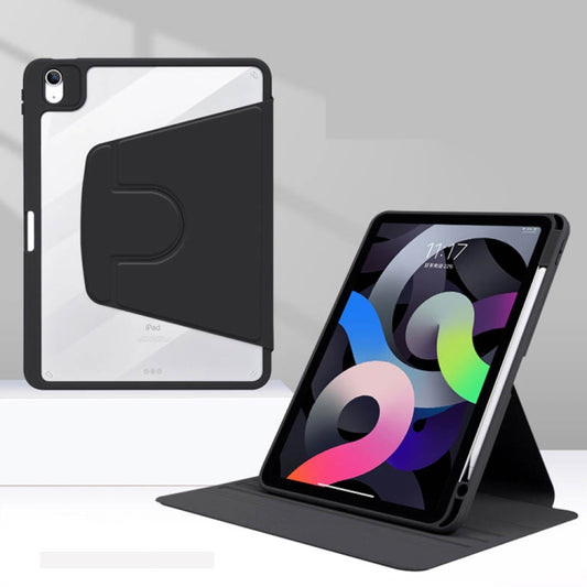 Acrylic Rotating Leather Tablet Case For iPad Air 11 2024 / iPad Pro 11 2022 / 2021 / 2020 / 2018(Black) - iPad Pro 11 (2022/2021) Cases by PMC Jewellery | Online Shopping South Africa | PMC Jewellery | Buy Now Pay Later Mobicred