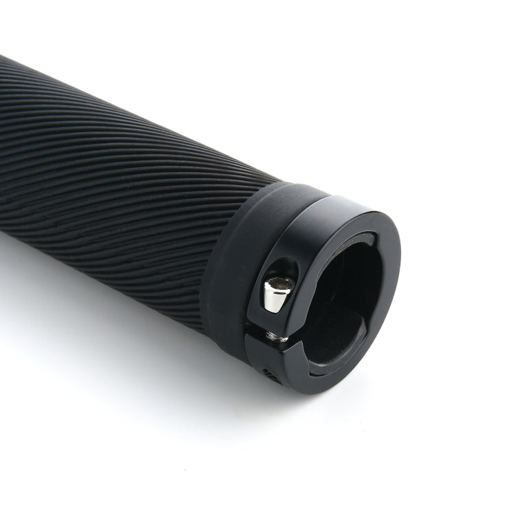 AG40 1 Pair 22mm Caliber Bicycle Grips(Black) - Bicycle Grips by PMc TechLife | Online Shopping South Africa | PMc TechLife | Buy Now Pay Later Mobicred