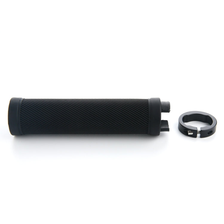 AG40 1 Pair 22mm Caliber Bicycle Grips(Black) - Bicycle Grips by PMc TechLife | Online Shopping South Africa | PMc TechLife | Buy Now Pay Later Mobicred