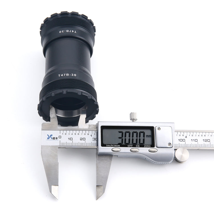 T47B30 Bottom Bracket Fits 86.5mm Width of Bicycle Frame(Black) - Bottom Brackets by PMc TechLife | Online Shopping South Africa | PMc TechLife | Buy Now Pay Later Mobicred