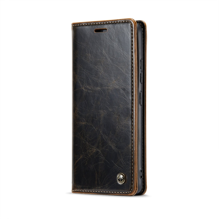 For Xiaomi Redmi Note 12 Pro+ 5G CaseMe 003 Crazy Horse Texture Leather Phone Case(Coffee) - Xiaomi Cases by CaseMe | Online Shopping South Africa | PMC Jewellery | Buy Now Pay Later Mobicred