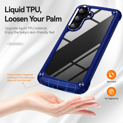 For Samsung Galaxy S24 5G TPU + PC Lens Protection Phone Case(Blue) - Galaxy S24 5G Cases by PMC Jewellery | Online Shopping South Africa | PMC Jewellery