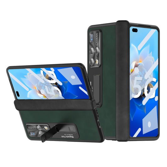 For Huawei Mate X2 5G Napa Texture All-inclusive Phone Case(Green) - Huawei Cases by PMC Jewellery | Online Shopping South Africa | PMC Jewellery | Buy Now Pay Later Mobicred