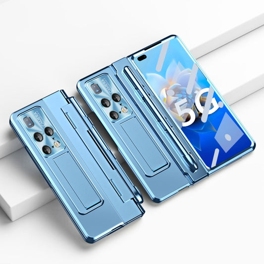 For Huawei Mate X2 Integrated Folding Hinge Phone Case with Stylus(Blue) - Huawei Cases by PMC Jewellery | Online Shopping South Africa | PMC Jewellery | Buy Now Pay Later Mobicred