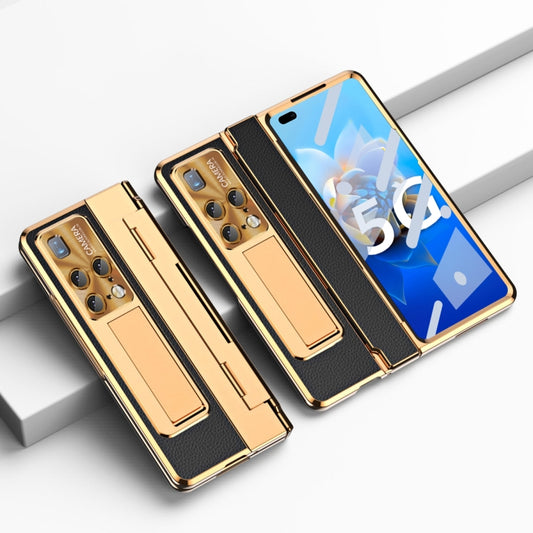 For Huawei Mate X2 Integrated Full Coverage Phone Case with Hinge(Gold+Black) - Huawei Cases by PMC Jewellery | Online Shopping South Africa | PMC Jewellery | Buy Now Pay Later Mobicred