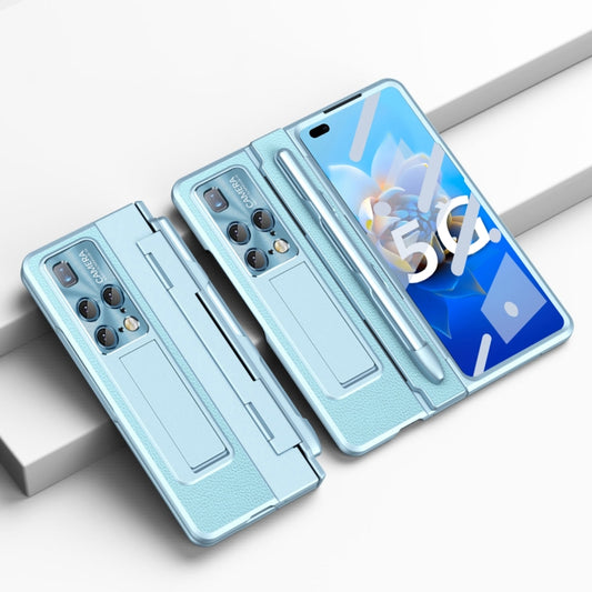 For Huawei Mate X2 Integrated Full Coverage Hinge Phone Case with Stylus(Blue) - Huawei Cases by PMC Jewellery | Online Shopping South Africa | PMC Jewellery | Buy Now Pay Later Mobicred