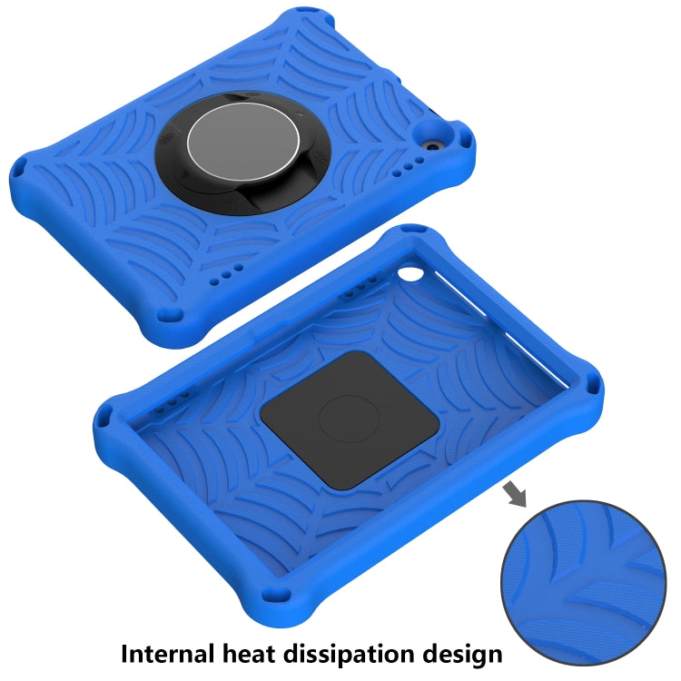 For Amazon Kindle Fire HD 8 / 8 Plus 2022 / 2020 Spider King Silicone Protective Tablet Case(Blue) - free shipping - PMC TechLife - Order now!