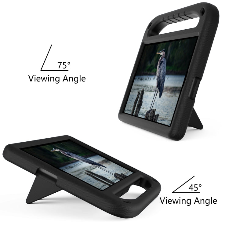 For Lenovo Tab K10 Handle EVA Shockproof Tablet Case with Holder(Black) - Lenovo by PMC TechLife | Online Shopping South Africa | PMC TechLife | Buy Now Pay Later Mobicred