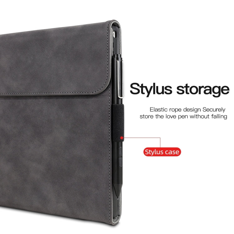 For Microsoft Surface Pro X Sheepskin All-Inclusive Shockproof Protective Case(Grey) - free shipping - PMC TechLife - Order now!