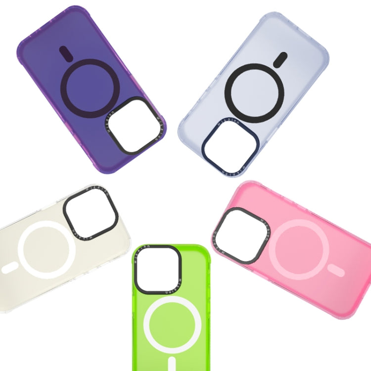 For iPhone 14 Pro Max Acrylic + TPU MagSafe Protective Phone Case(Pink) - iPhone 14 Pro Max Cases by PMC TechLife | Online Shopping South Africa | PMC TechLife