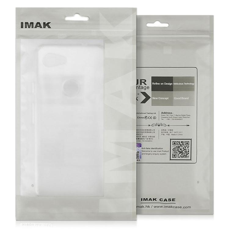 For Sony Xperia 10 V IMAK UX-5 Series TPU Phone Case(Transparent Black) - Sony Cases by imak | Online Shopping South Africa | PMC Jewellery