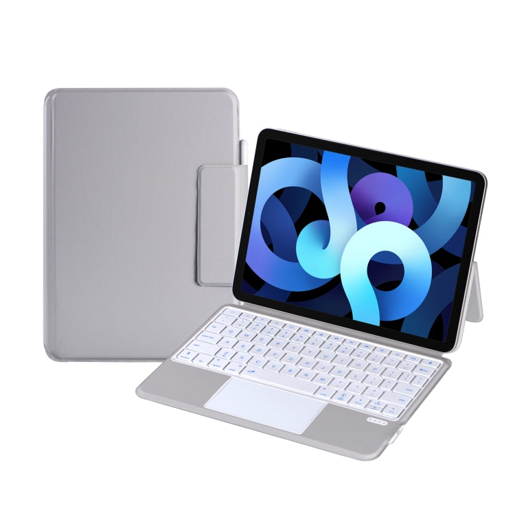 X3125-6D Integrated Thin Magnetic Bluetooth Keyboard Case with Backlight For iPad Air 2022 / Air 2020 10.9 / Pro 11 2018 / 2020 / 2021 / 2022(Grey) - Universal by PMC TechLife | Online Shopping South Africa | PMC TechLife