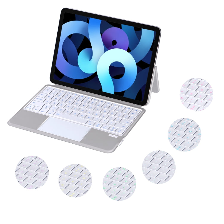 X3125-6D Integrated Thin Magnetic Bluetooth Keyboard Case with Backlight For iPad Air 2022 / Air 2020 10.9 / Pro 11 2018 / 2020 / 2021 / 2022(Grey) - Universal by PMC TechLife | Online Shopping South Africa | PMC TechLife