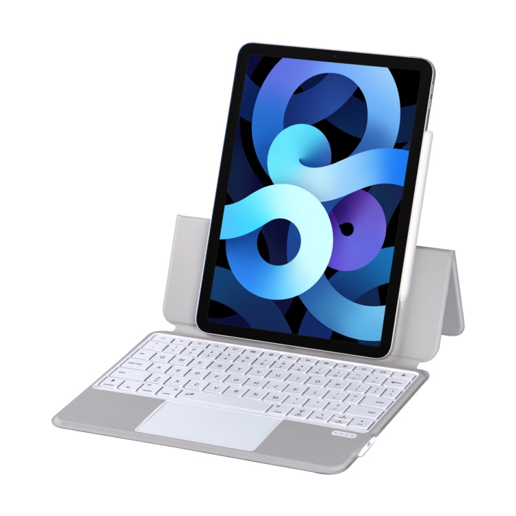 X3125-6D Integrated Thin Magnetic Bluetooth Keyboard Case with Backlight For iPad Air 2022 / Air 2020 10.9 / Pro 11 2018 / 2020 / 2021 / 2022(Grey) - Universal by PMC TechLife | Online Shopping South Africa | PMC TechLife