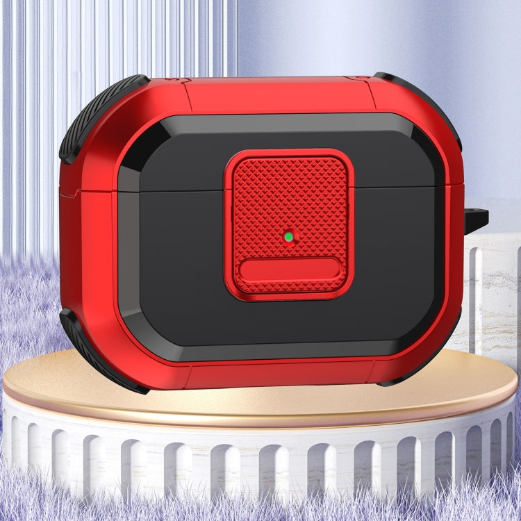 For AirPods Pro Wireless Earphones Protective Case(Red) - For AirPods Pro by PMC Jewellery | Online Shopping South Africa | PMC Jewellery | Buy Now Pay Later Mobicred
