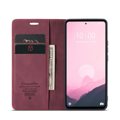 For Xiaomi Redmi 11A / 12C CaseMe 013 Multifunctional Horizontal Flip Leather Phone Case(Wine Red) - Xiaomi Cases by CaseMe | Online Shopping South Africa | PMC Jewellery | Buy Now Pay Later Mobicred