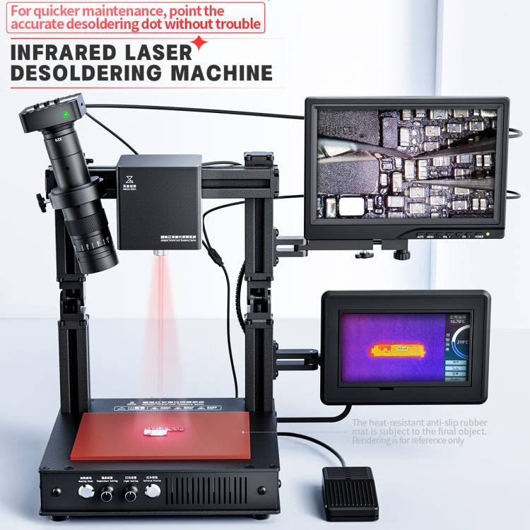 Mega-idea Intelligent Infrared Laser Desoldering Machine, Model:Without Microscope Set(US Plug) - Separation Equipment by QIANLI | Online Shopping South Africa | PMC Jewellery | Buy Now Pay Later Mobicred