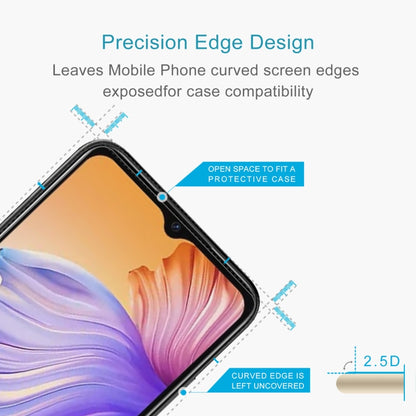 For Doogee N50 50pcs 0.26mm 9H 2.5D Tempered Glass Film - For Doogee by PMC Jewellery | Online Shopping South Africa | PMC Jewellery | Buy Now Pay Later Mobicred