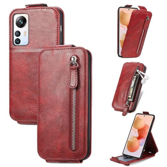 For Blackview A85 Zipper Wallet Vertical Flip Leather Phone Case(Red) - More Brand by PMC Jewellery | Online Shopping South Africa | PMC Jewellery | Buy Now Pay Later Mobicred