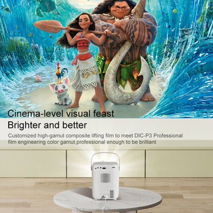 A007 Portable 1280 x 720 HD 113 ANSI Smart LED Projector, Plug:UK Plug(Black) - Mini Projector by PMC Jewellery | Online Shopping South Africa | PMC Jewellery | Buy Now Pay Later Mobicred