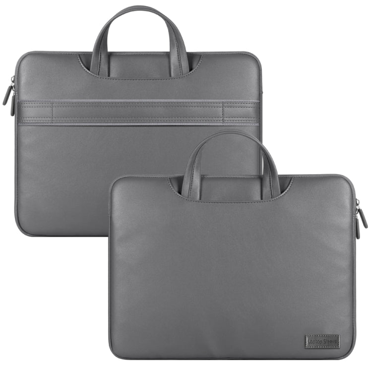 Waterproof PU Laptop Bag Inner Bag with Power Pack, Size:13 / 14 inch(Grey) - Other by PMC Jewellery | Online Shopping South Africa | PMC Jewellery | Buy Now Pay Later Mobicred