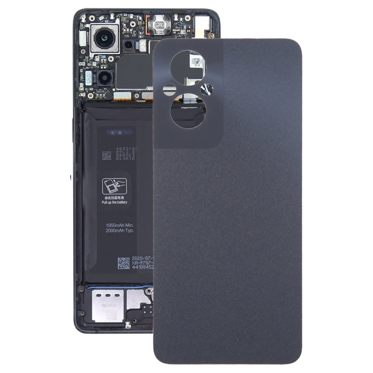 For OPPO Reno7 Z 5G Original Battery Back Cover(Black) - free shipping - PMC TechLife - Order now!