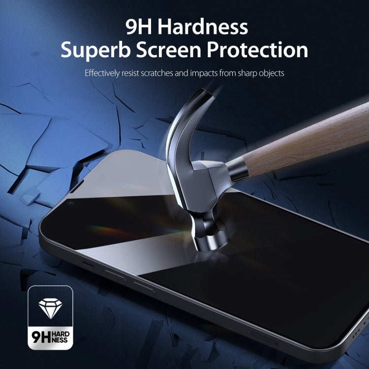 For iPhone 13 mini 5pcs DUX DUCIS 0.33mm 9H High Aluminum Anti-spy HD Tempered Glass Film - iPhone 13 mini Tempered Glass by DUX DUCIS | Online Shopping South Africa | PMC Jewellery | Buy Now Pay Later Mobicred