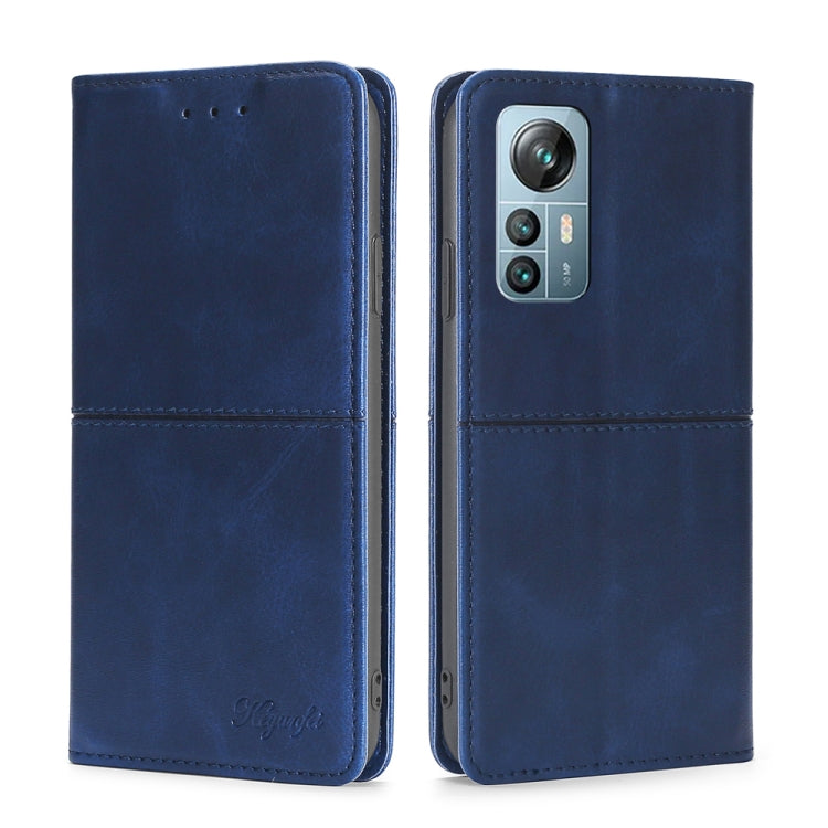 For Blackview A85 Cow Texture Magnetic Horizontal Flip Leather Phone Case(Blue) - More Brand by PMC Jewellery | Online Shopping South Africa | PMC Jewellery | Buy Now Pay Later Mobicred