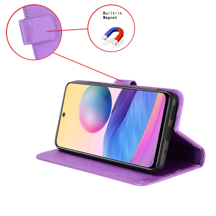 For Blackview A85 Diamond Texture Leather Phone Case(Purple) - free shipping - PMC TechLife - Order now!