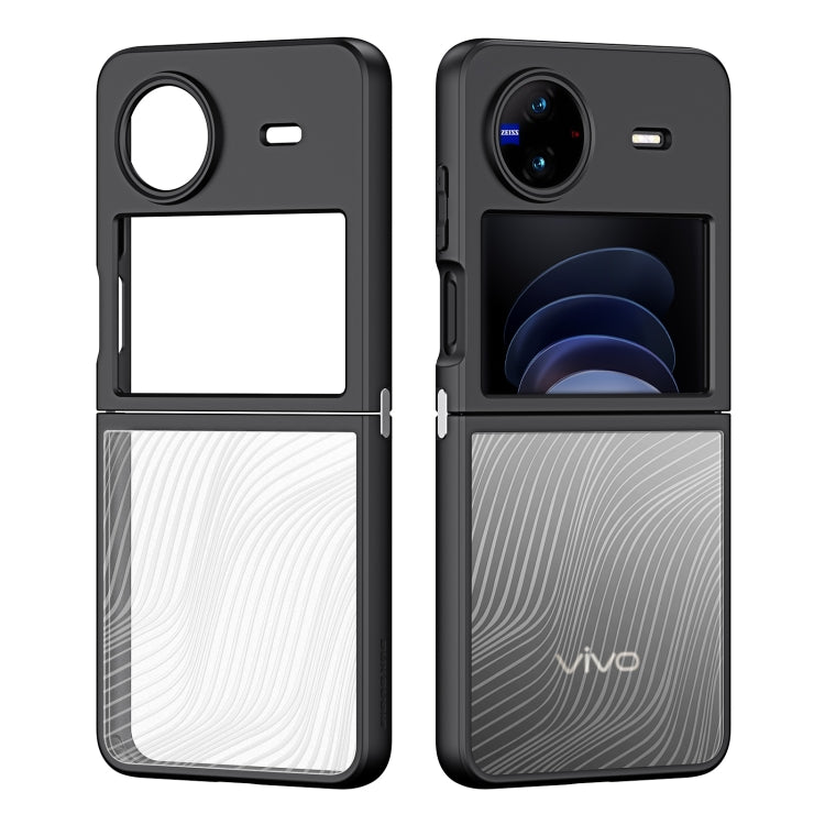 For vivo X Flip DUX DUCIS Aimo Series TPU + PC Frosted Phone Case(Black) - vivo Cases by DUX DUCIS | Online Shopping South Africa | PMC Jewellery | Buy Now Pay Later Mobicred