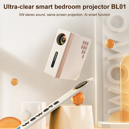 WOWOTO BL01 2.69 inch LCD Display 1280 x 720 HD 100 ANSI Smart LED Projector(UK Plug) - LED Projector by WOWOTO | Online Shopping South Africa | PMC Jewellery | Buy Now Pay Later Mobicred