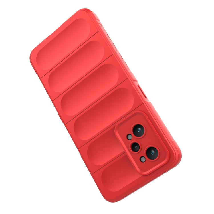 For Realme GT2 Magic Shield TPU + Flannel Phone Case(Dark Blue) - Realme Cases by PMC TechLife | Online Shopping South Africa | PMC TechLife | Buy Now Pay Later Mobicred