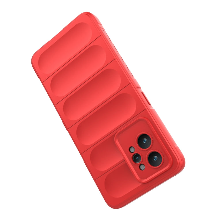 For Realme GT2 Pro Magic Shield TPU + Flannel Phone Case(Light Blue) - Realme Cases by PMC TechLife | Online Shopping South Africa | PMC TechLife | Buy Now Pay Later Mobicred