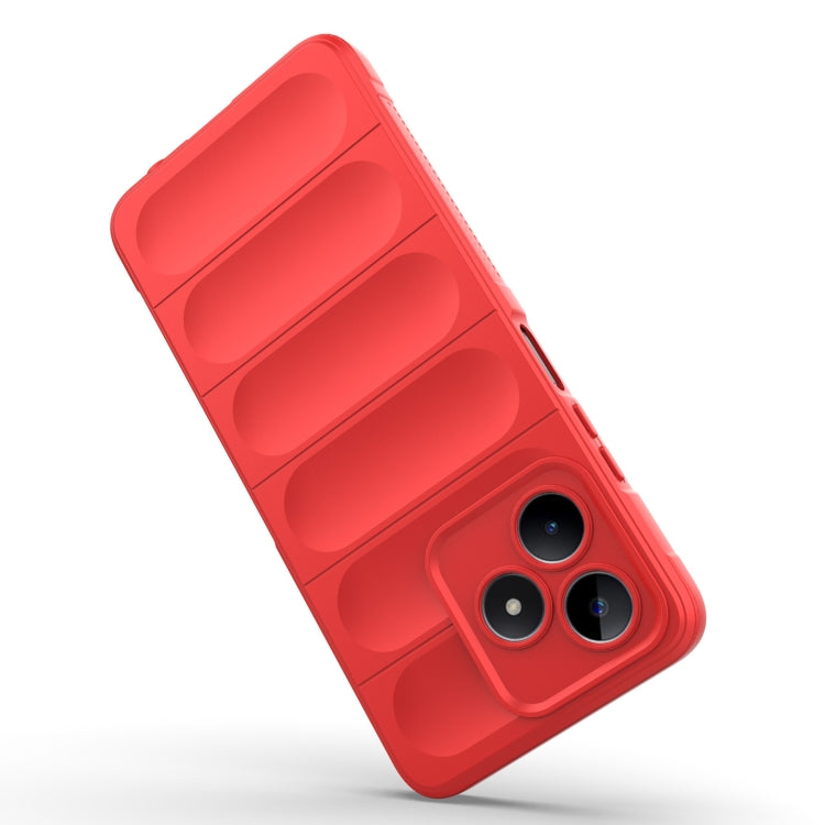For Realme C53 4G Magic Shield TPU + Flannel Phone Case(Light Blue) - Realme Cases by PMC TechLife | Online Shopping South Africa | PMC TechLife | Buy Now Pay Later Mobicred