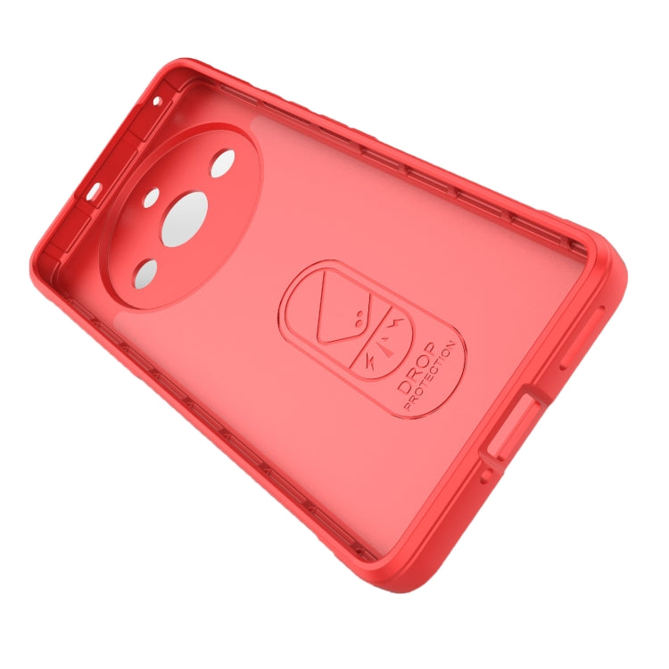 For Realme 11 Pro 5G/11 Pro+ 5G Magic Shield TPU + Flannel Phone Case(Black) - Realme Cases by PMC TechLife | Online Shopping South Africa | PMC TechLife | Buy Now Pay Later Mobicred