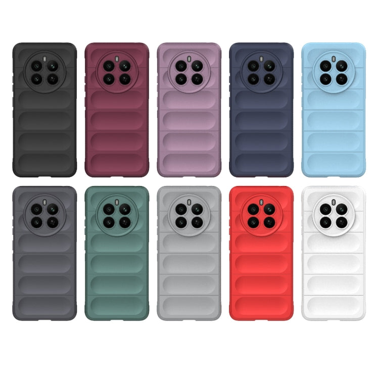 For Realme 12+ 5G Global Magic Shield TPU + Flannel Phone Case(Dark Blue) - Realme Cases by PMC TechLife | Online Shopping South Africa | PMC TechLife | Buy Now Pay Later Mobicred