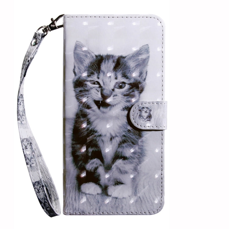 For Xiaomi Redmi Note 13 Pro 5G 3D Painted Pattern Leather Phone Case(Smile Cat) - Note 13 Pro Cases by PMC Jewellery | Online Shopping South Africa | PMC Jewellery | Buy Now Pay Later Mobicred